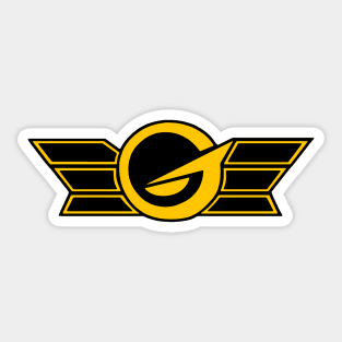 Sky Engine Gold Sticker